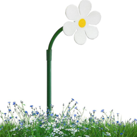 Flower Garden Sprinkler Water Sprinkler Garden Crazy Daisy Garden Sprinkler (Color: White)